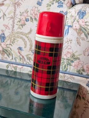 Vtg Avon Thermos After Shave Bottle
